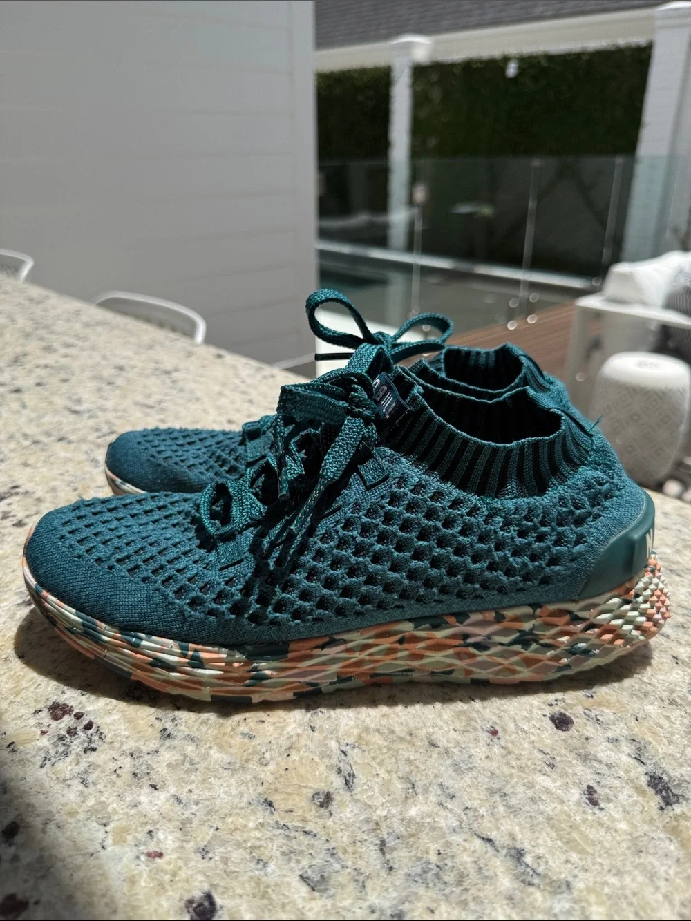 NOBULL Teal Knit Lace-Up Women's Sneakers